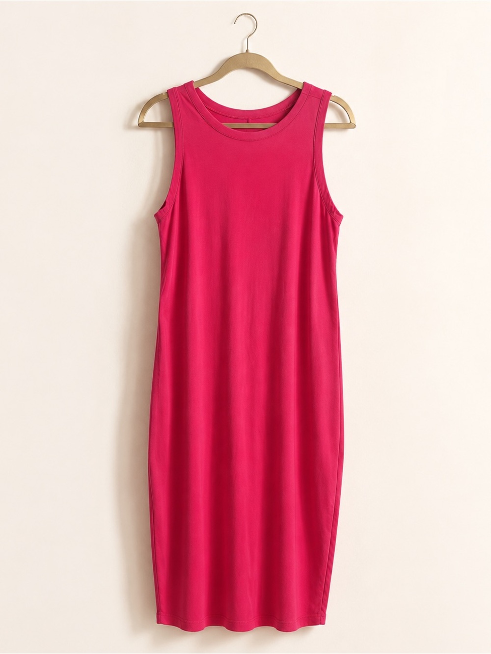 Universal Standard Cai High Neck Dress Cerise S 14–16